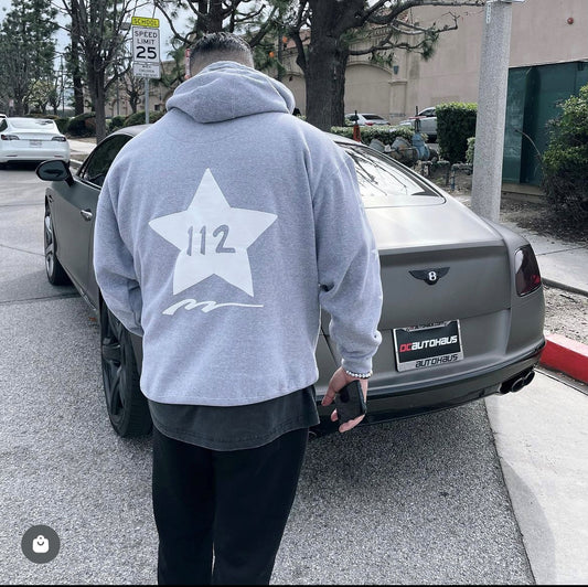 112 Grey Hoodie